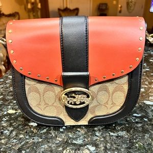 COACH Georgie Saddle Bag